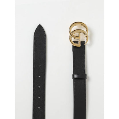 Black Leather Regular Belt