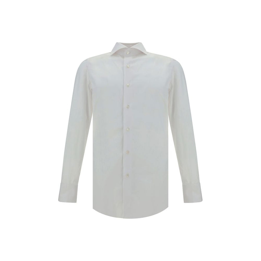 White Cotton Dress Shirt