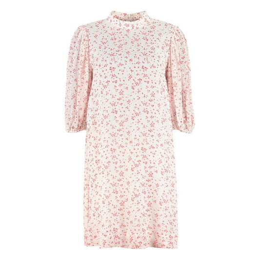 White Viscose Casual Dress