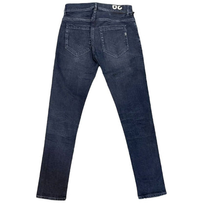 Blue Cotton Slim Fit Jeans