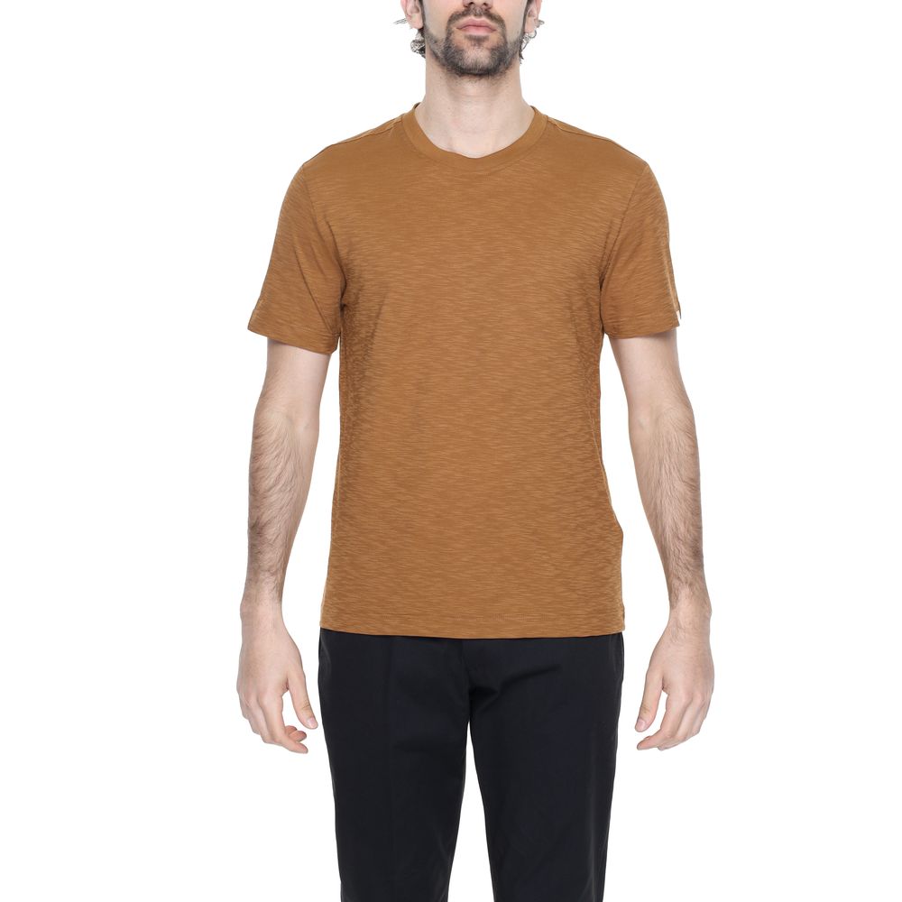 Brown Cotton T-Shirt