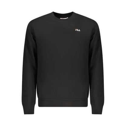 Black Organic Cotton Men Sweatshirt