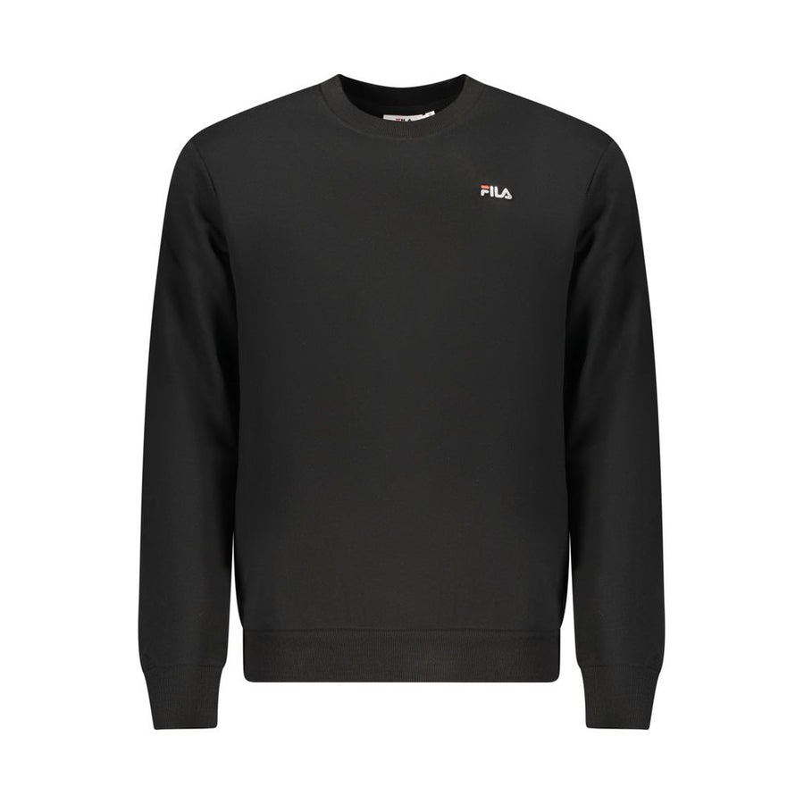 Black Organic Cotton Men Sweatshirt
