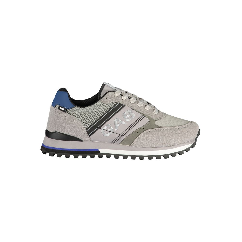 Gray Polyurethane Men Sneaker