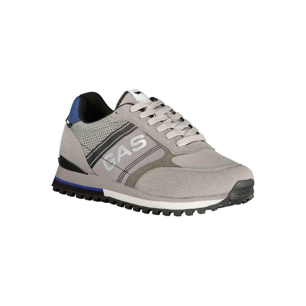 Gray Polyurethane Men Sneaker