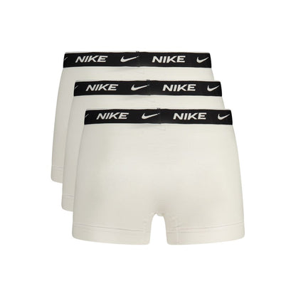 White Cotton Men Boxer Short