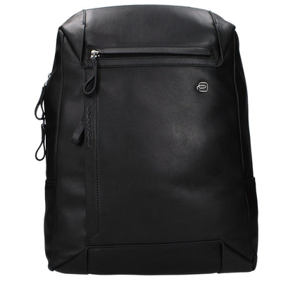 Black Leather Backpack