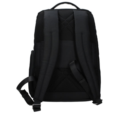 Black Fabric Backpack
