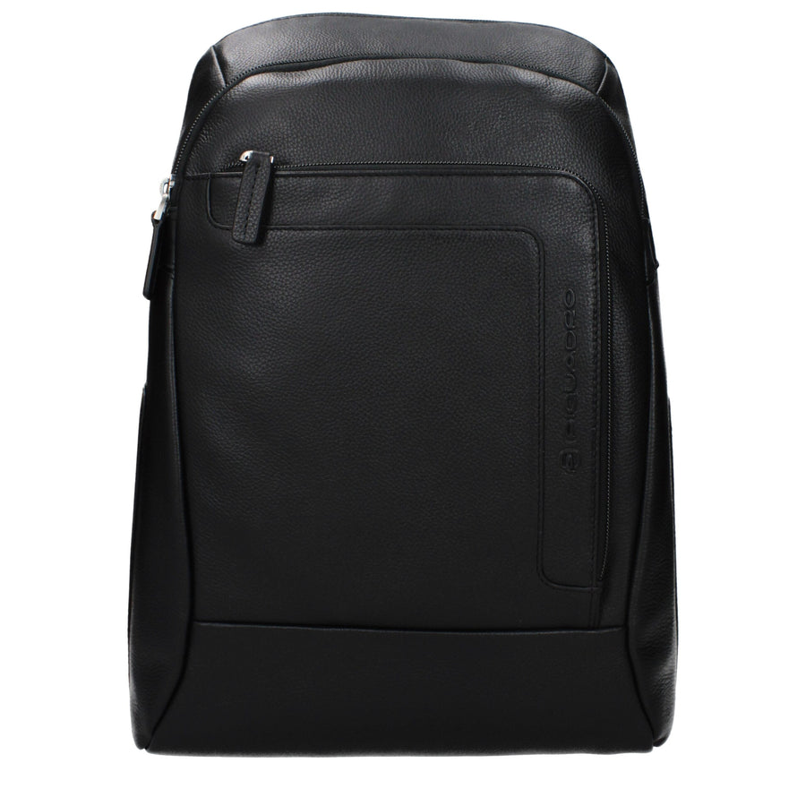 Black Leather Backpack