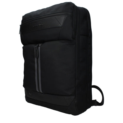 Black Fabric Backpack