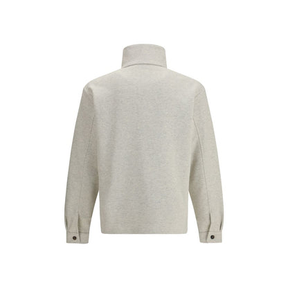 Beige Cotton Sweatshirt